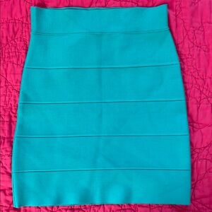 BCBG MaxAzria Emerald Green Mini Skirt